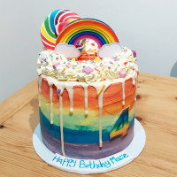Bespoke Rainbow Birthday Cake