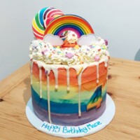 Bespoke Rainbow Birthday Cake