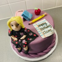 School Teacher Birthday Cake