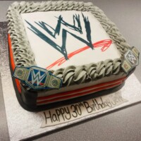WWE Birthday Cake