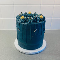 Blue Birthday Cake