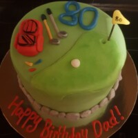Bespoke Golf Birthday Cake
