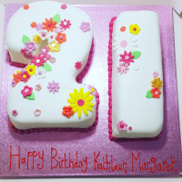 Personalised 21st Birthday Cake