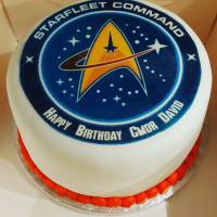 Startrek Birthday Cake